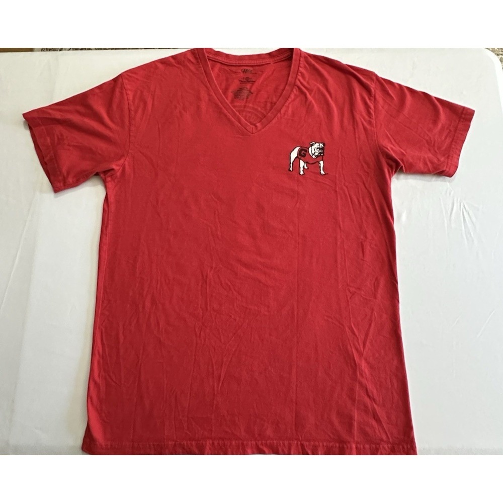 UGA Georgia Bulldogs T Shirt Lot of 3 Red Graphic Tees Mixed Sizes